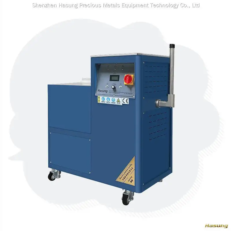 Horno de fusión por inducción para platino y metales preciosos (hasta 10 kg) 1