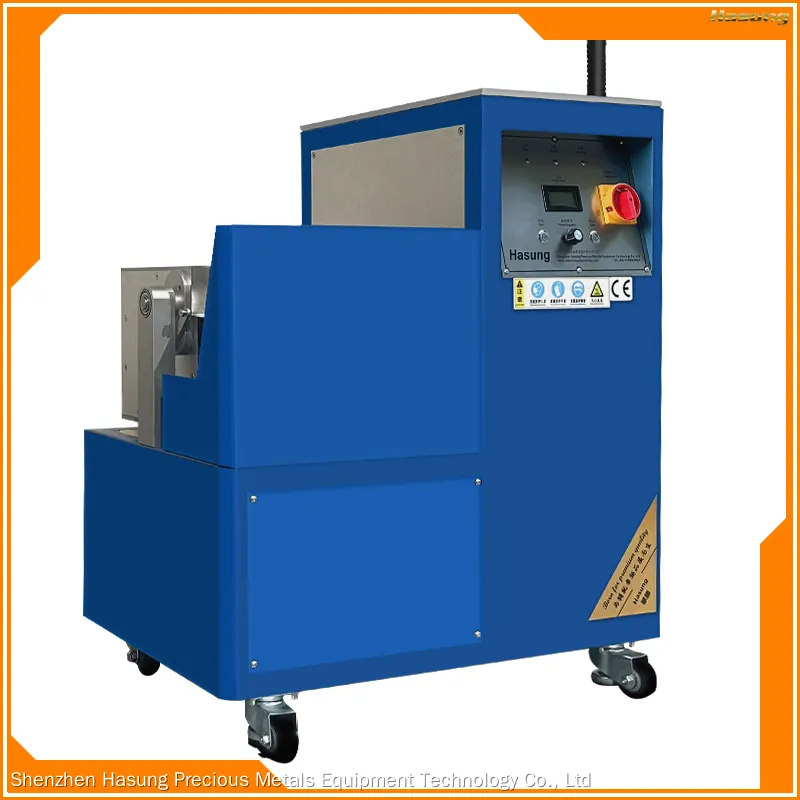 Horno de fundición de oro basculante manual Hasung de 1 a 10 kg: tecnología avanzada y alta calidad. 1