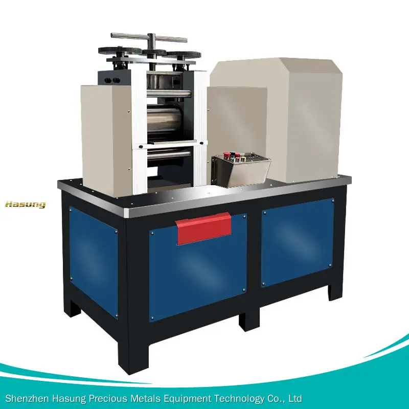 Laminador eléctrico Hasung de 20 HP - Máquina para fabricar alambre de plata 1