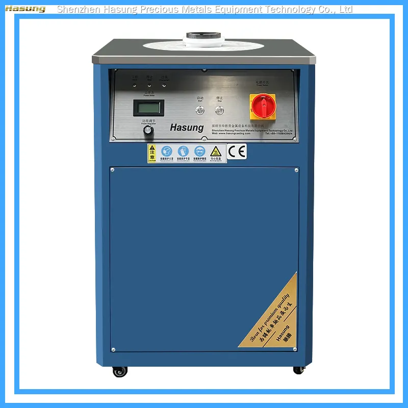 Mini horno de inducción de doble uso de 1 kg para fundir oro y platino: económico y de calentamiento rápido. 1