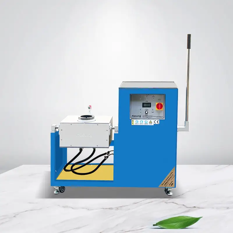 Hasung - Horno de inducción para fundición de oro, plata y cobre con capacidad de 20 kg, 30 kg, 50 kg y 100 kg 1