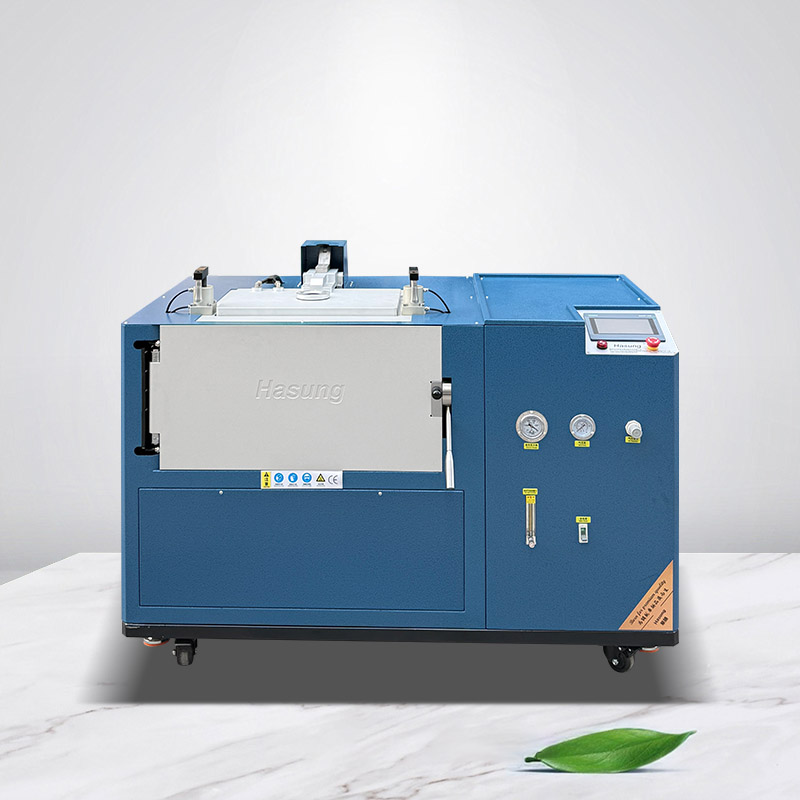 Front view of the 8-cavity 1KG fully automatic vacuum gold bar casting machine for manufacturing high-purity gold and silver bars.