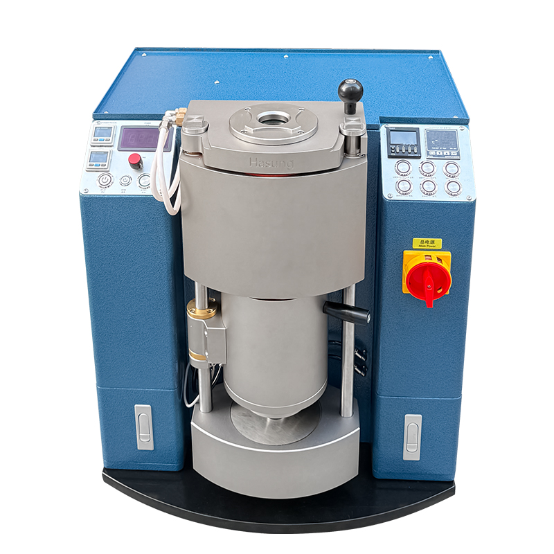 Top view of the mini vacuum pressure casting machine displaying the digital control interface and pressure gauges for easy operation.