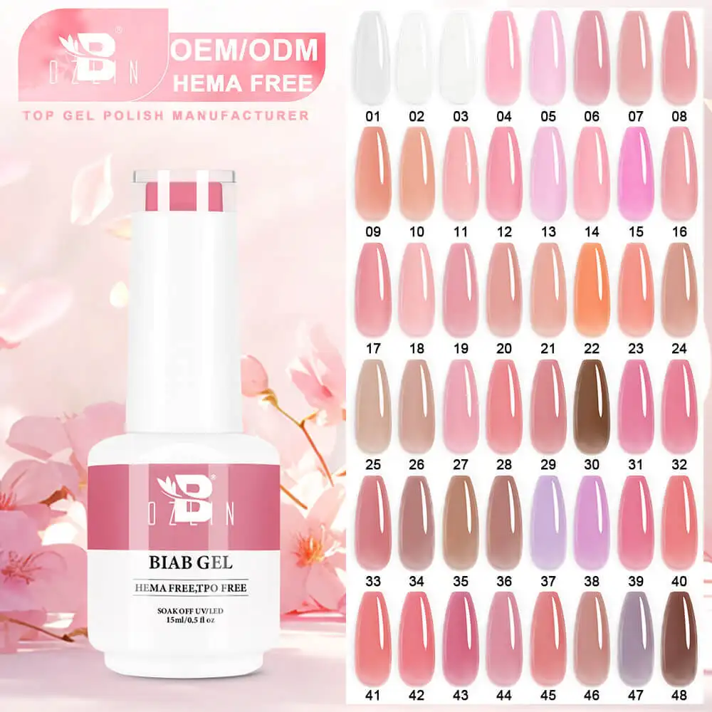 BOZLIN OEM Wholesale Hema Free 5 in 1 Multifunctional Vegan Builder Gel in Bottle 1