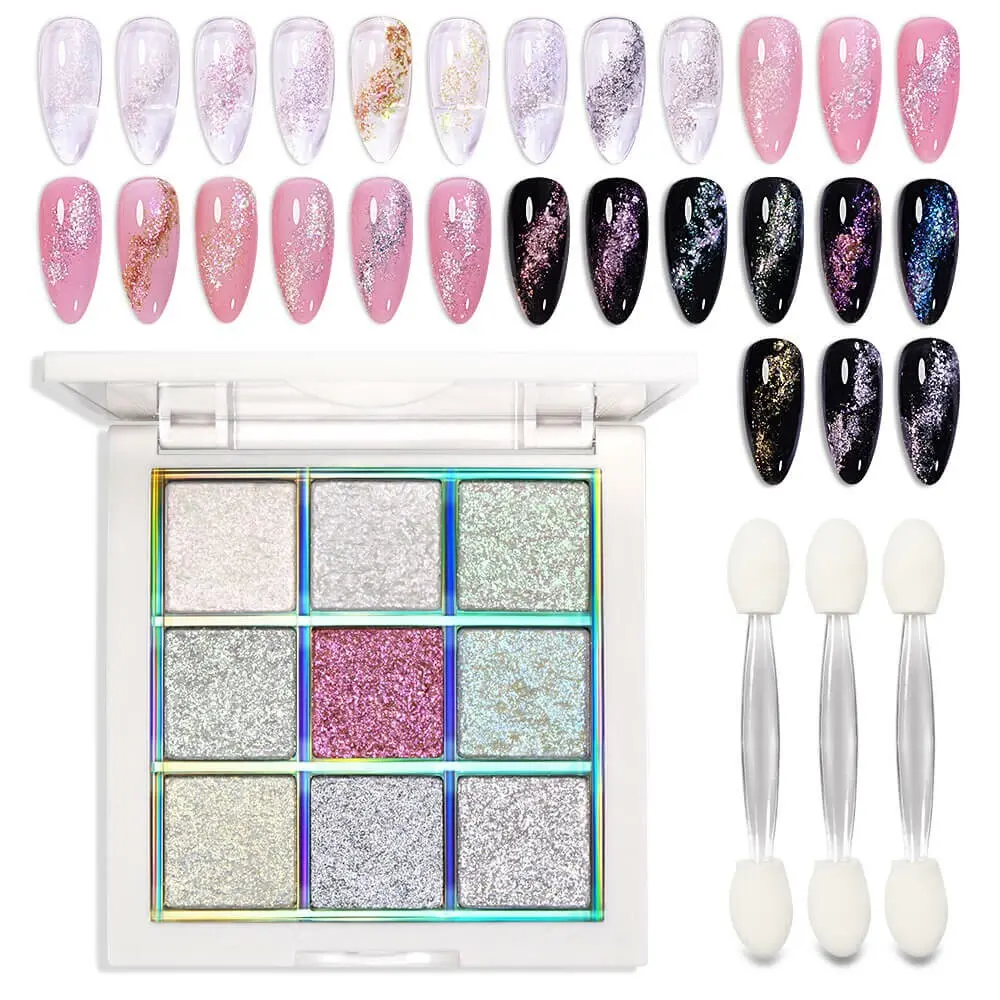 BOZLIN OEM 12 Colors Pens Graffiti Nail Dotting Acrylic Paint Pens Painting Point Nail Art Pens Set 1