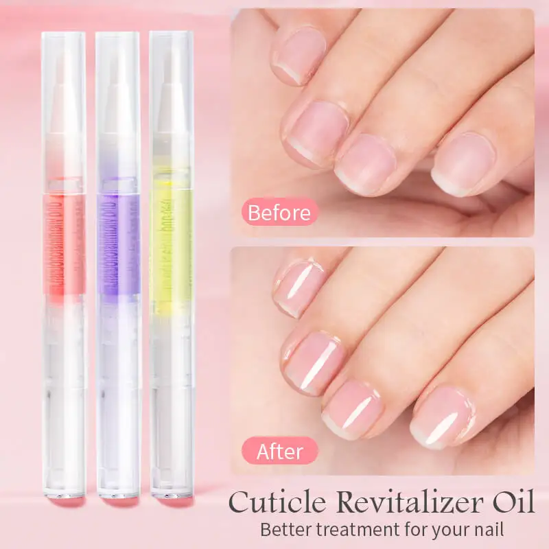 BOZLIN 5ml Mini Fruity Smell Nail Revitalizer Nutrition Cuticle Revitalizer Oil 1