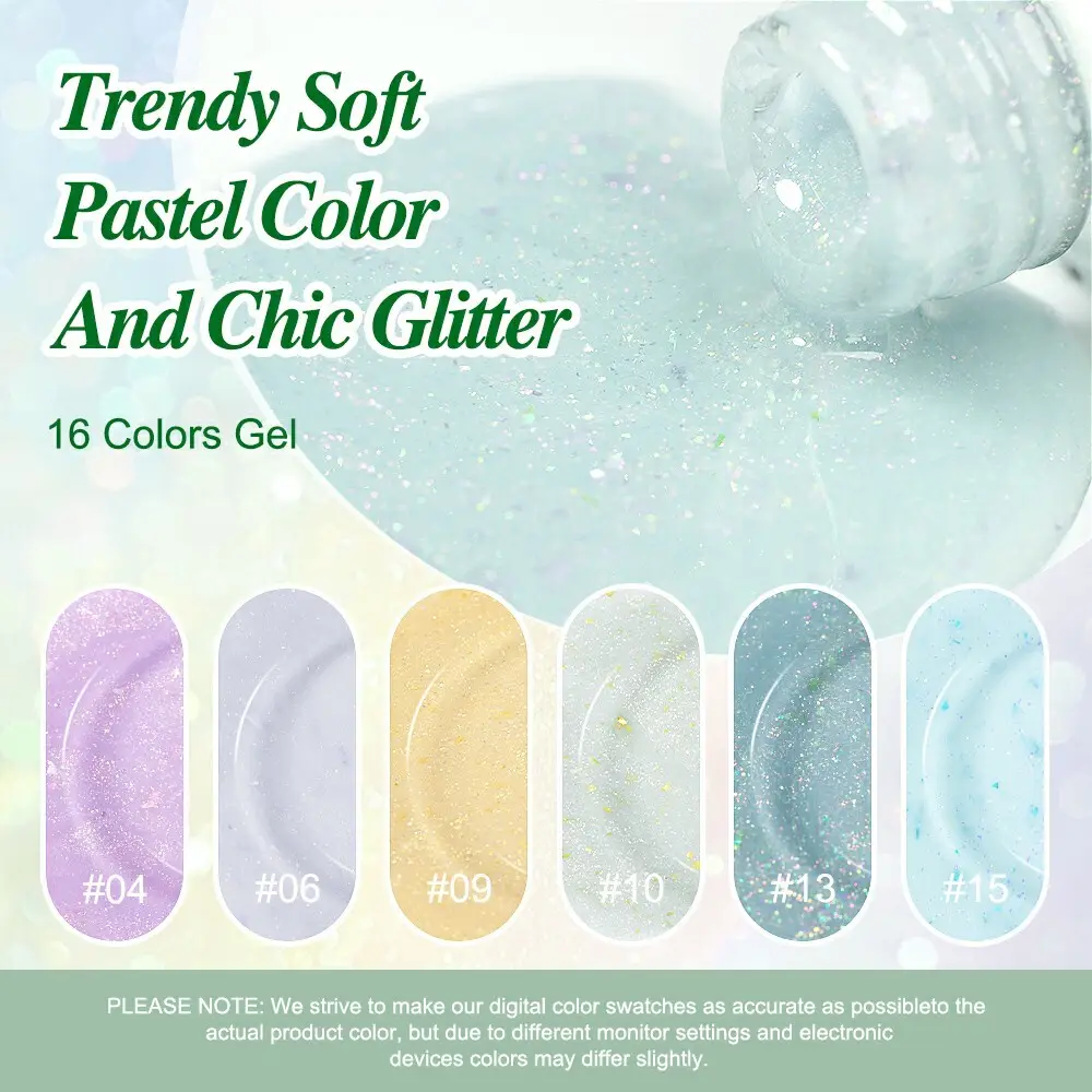 BOZLIN Professional Glitter Gel Nail Polish Brands 3