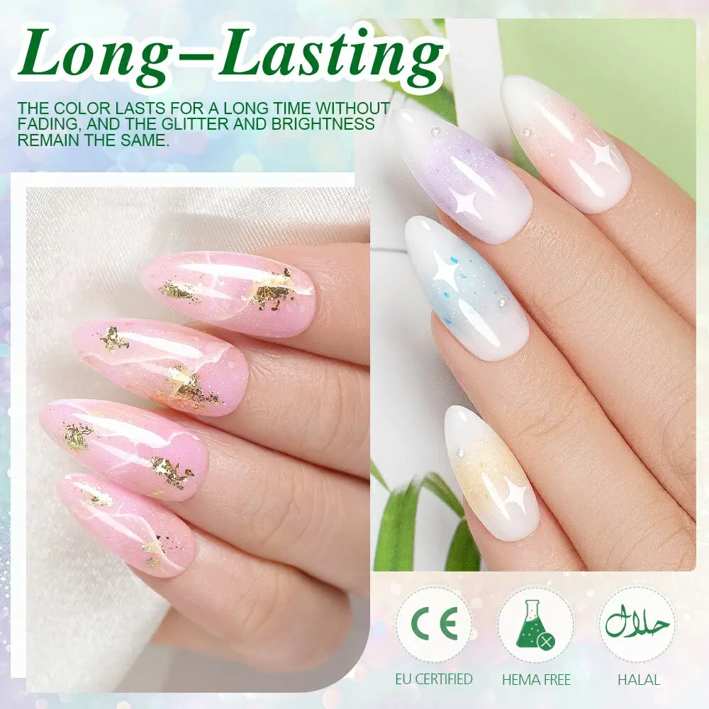 BOZLIN Professional Glitter Gel Nail Polish Brands 5