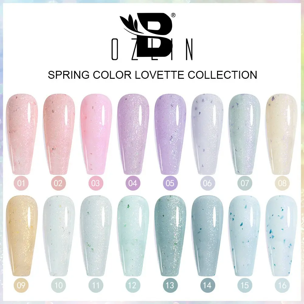 BOZLIN Professional Glitter Gel Nail Polish Brands 7