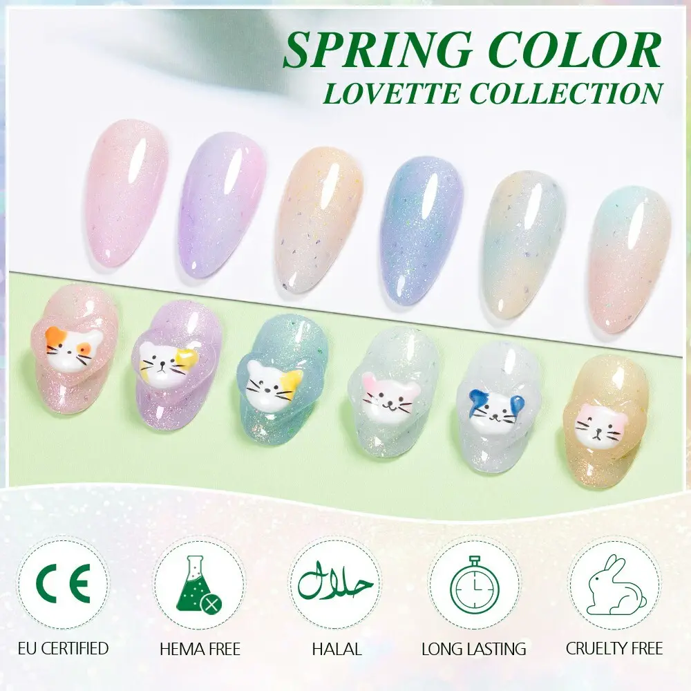 BOZLIN Professional Glitter Gel Nail Polish Brands 6