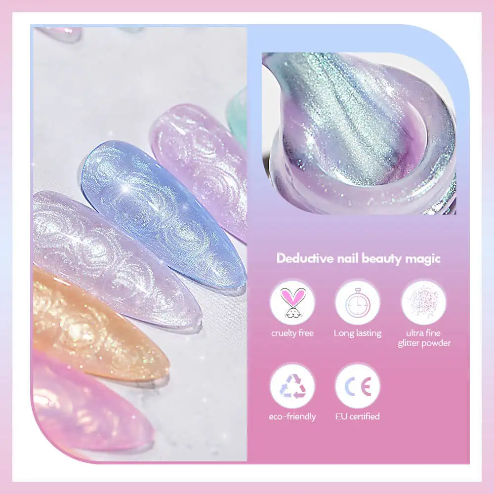 BOZLIN Professional Glitter Gel Nail Polish Manufacturers 3