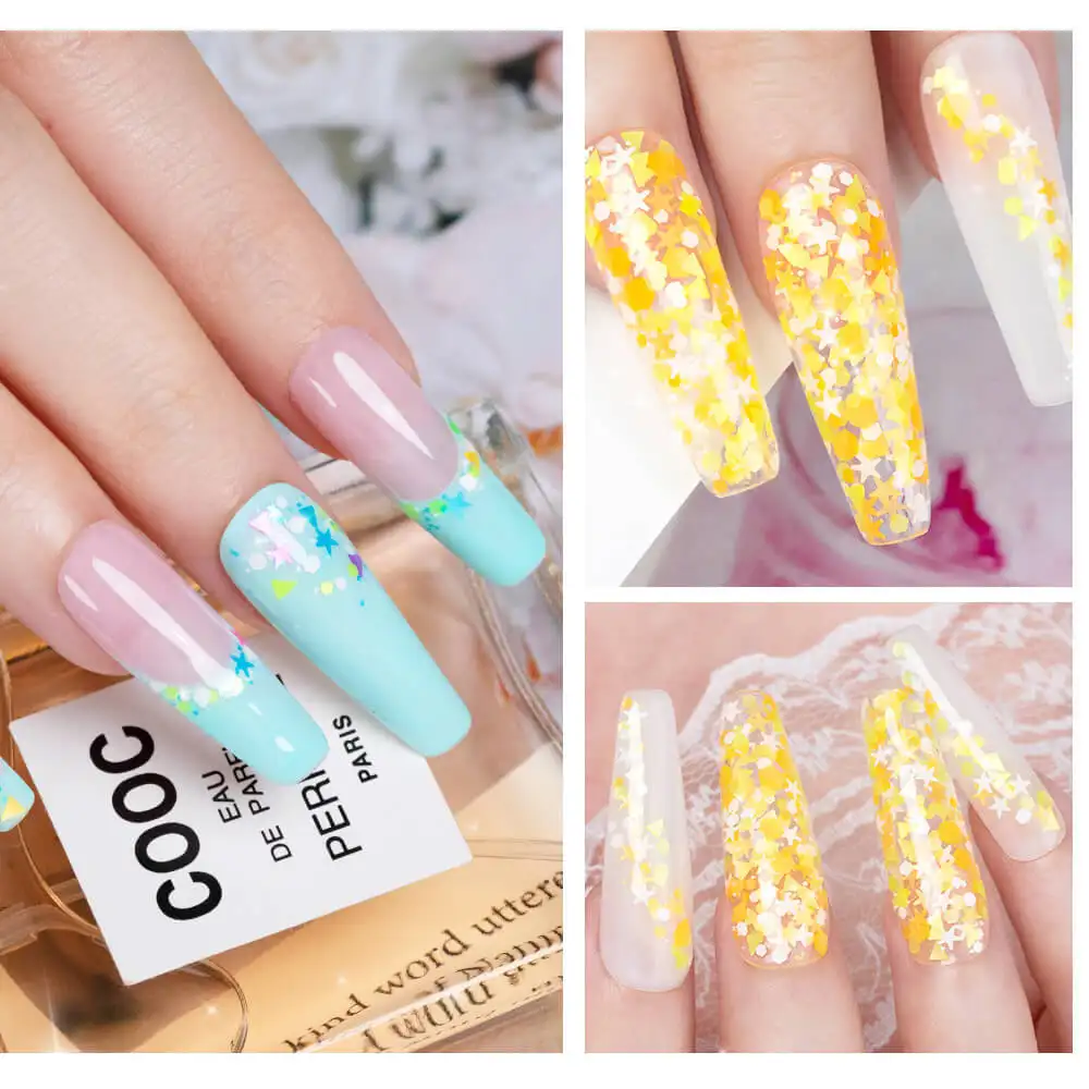 HEMA/ TPO Free Glitter Gel Nail Polish Makers 4