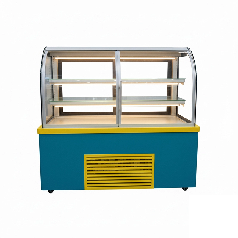 Four-Layer Right-Angle Cake Bread Refrigerated Display Showcase 1