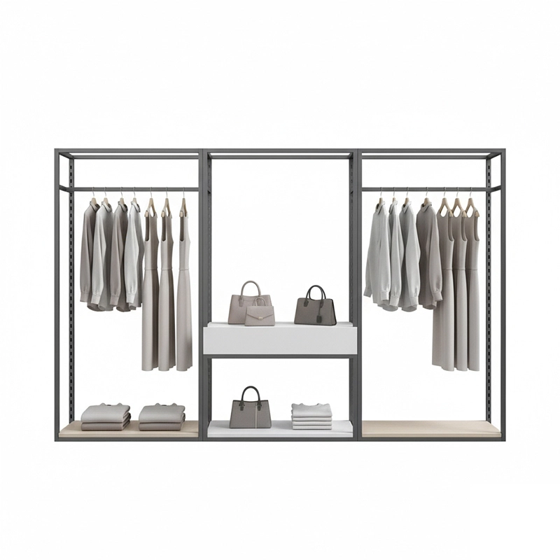 Stainless Steel Clothing Display Rack Modular rack system 1