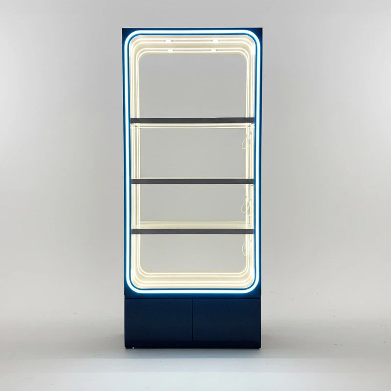 Custom LED Lighted Doll Display Cabinet for Collectibles, Toys, and Retail Merchandising 1