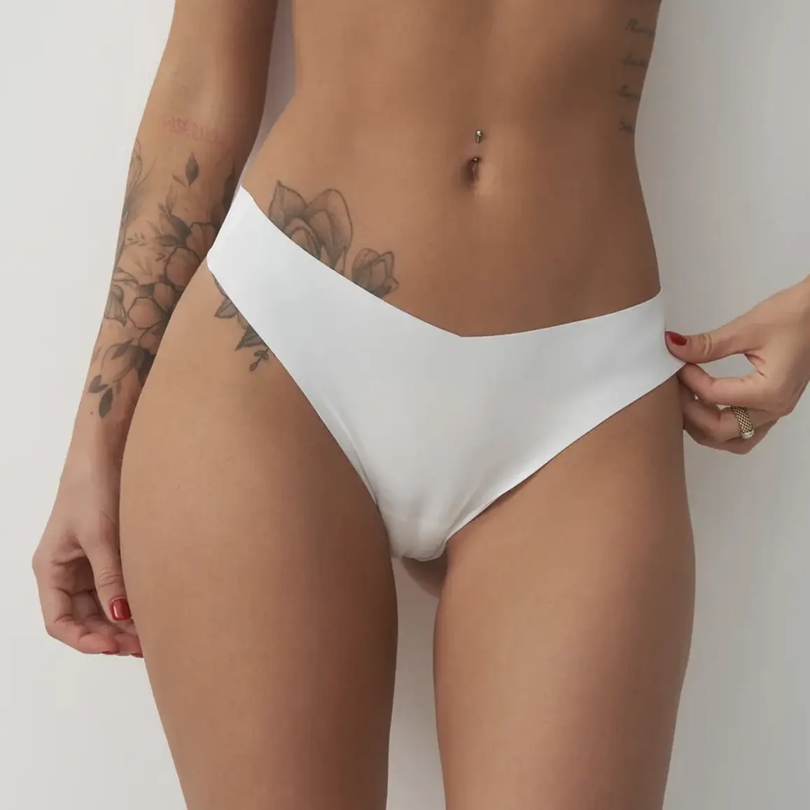 No Show Cotton Thong Seamless Thongs Wholesale - S·KAIFEI 3