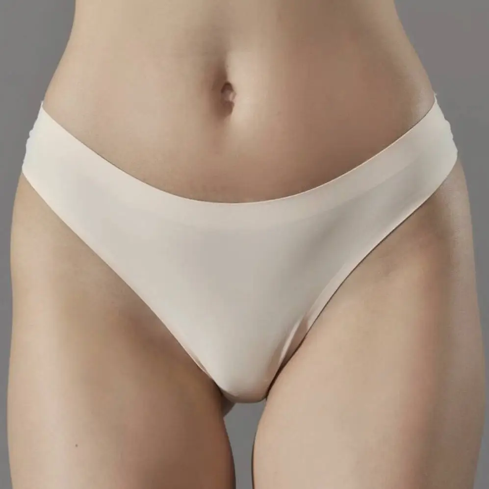 Women's Thongs Low Waisted T-back Tangas Seamless G-string Throng Panties Seamless Panties for Women 9508# 1