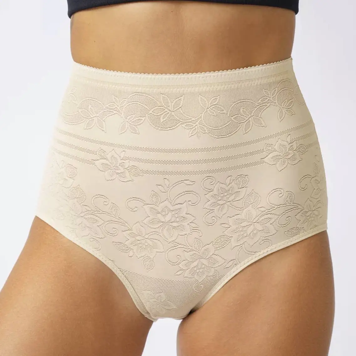 OEM Lace Tummy Control Underwear High Waisted Ladies Panties 8830# 1