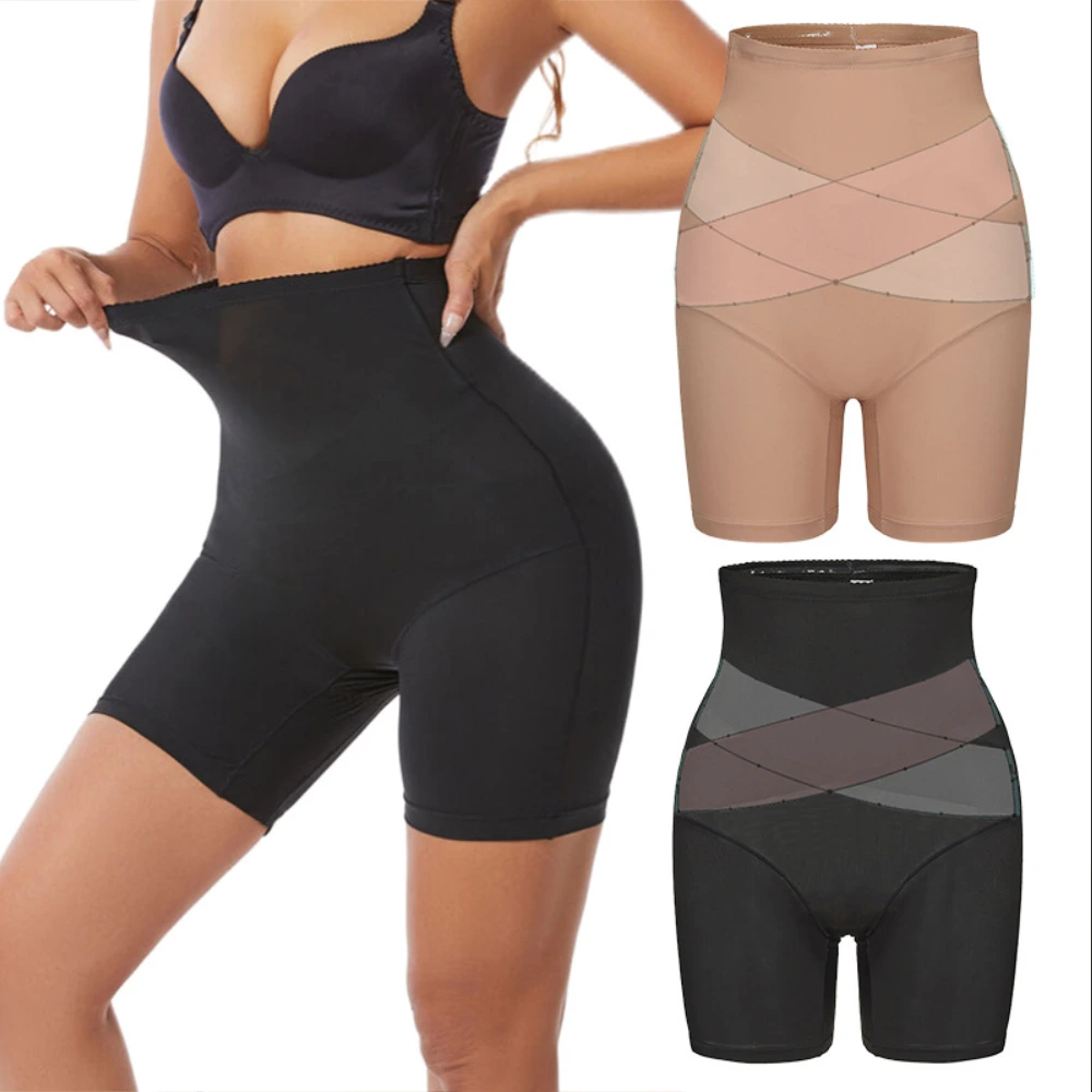 High-Waisted Shapewear Non-Slip with Steel Boning Short 629# 1