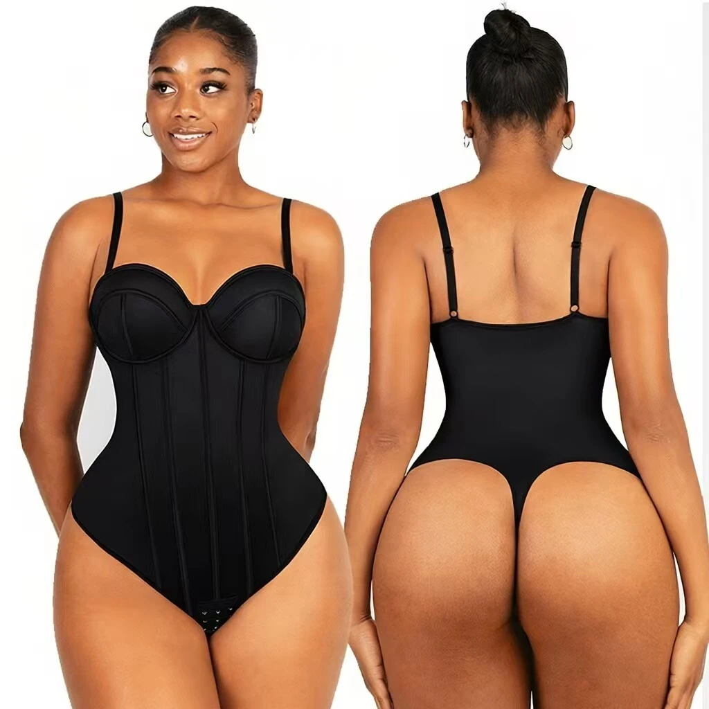 OEM/ODM Tummy Control Slimming Thong Bodysuit Shapewear for Women 1