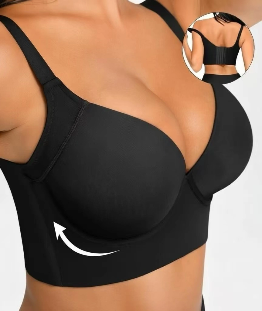 Sutiã Plus Size com Bojo Profundo, Aro e Modelador Embutido 1