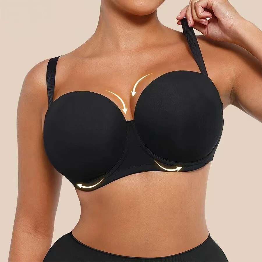 Sutiã de noiva push-up sem costura com design exclusivo 1