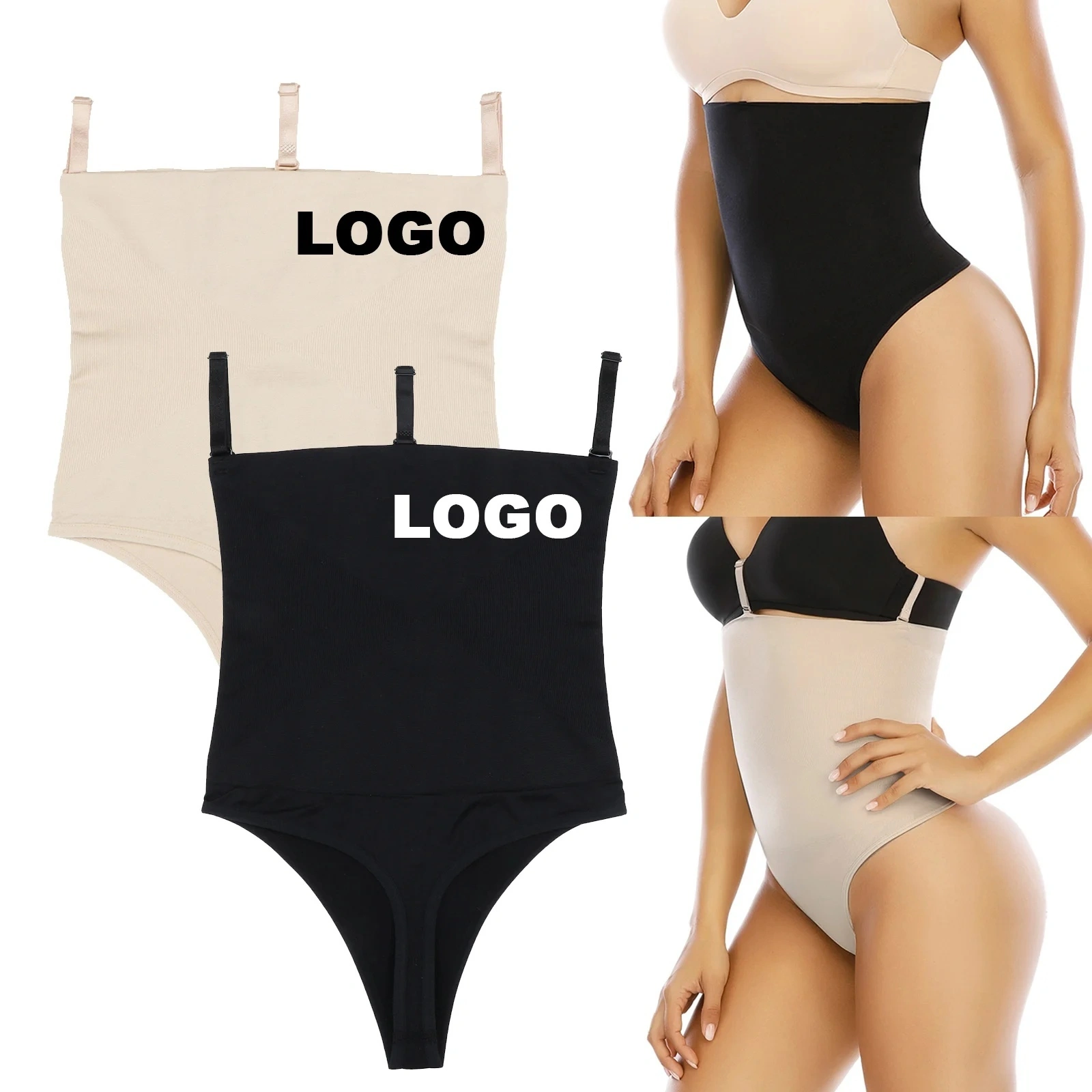 OEM/ODM 3-Hook Adjustable High Waist Body Shaper 1
