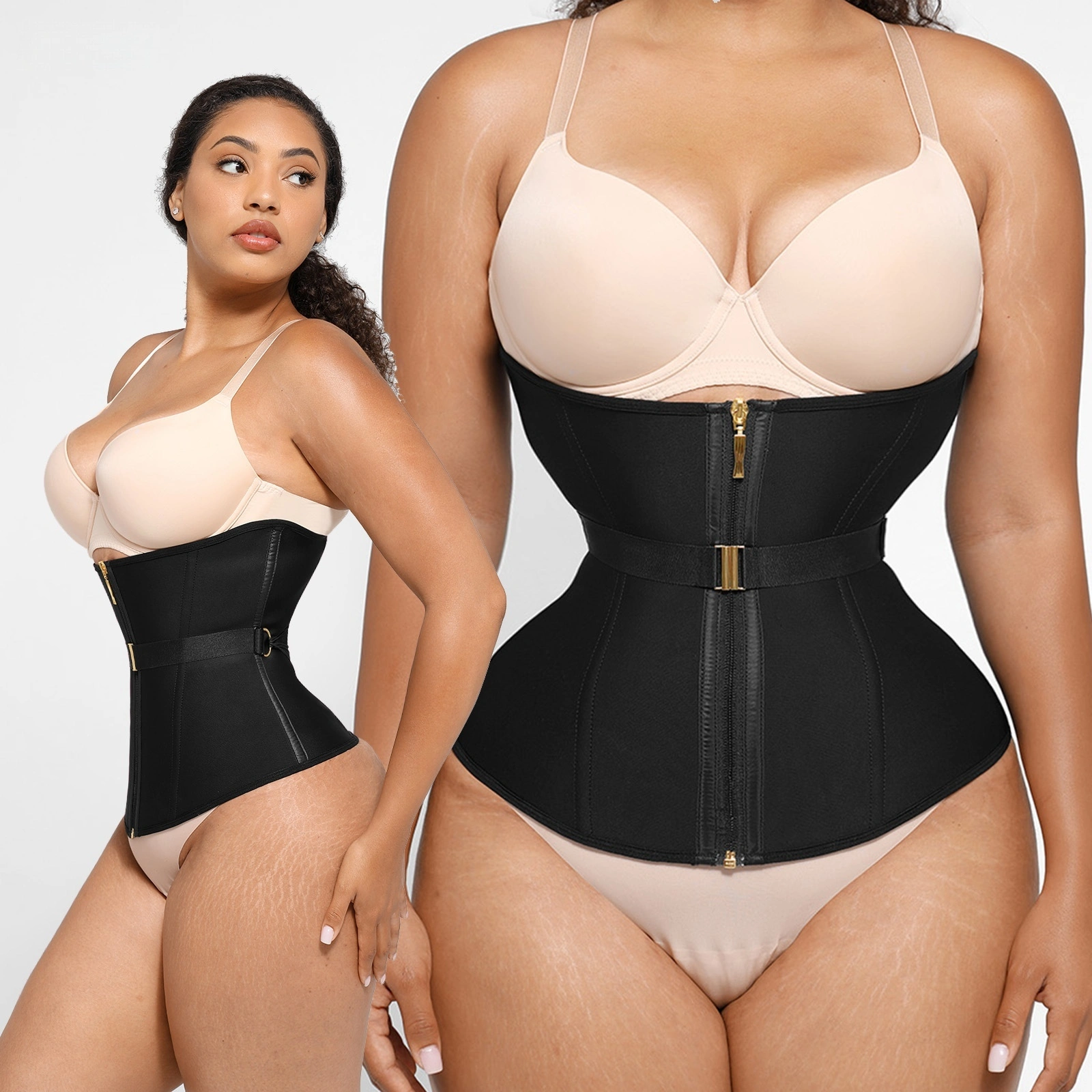 OEM/ODM النساء Fajas الخصر مشد المدرب حزام التخسيس 1