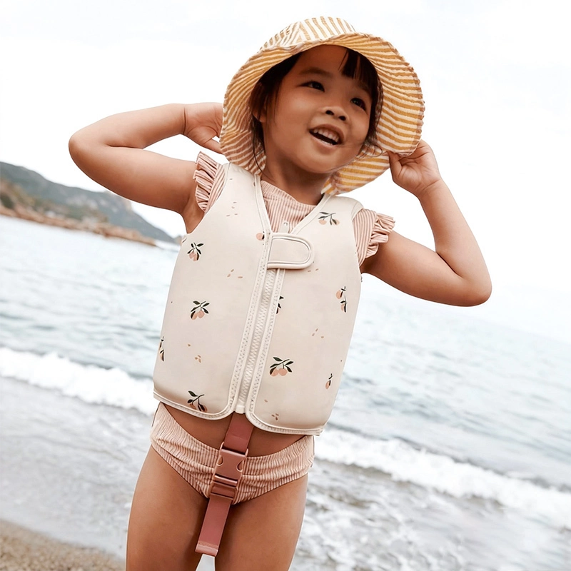 High-Buoyancy Baby Life Jacket with Cartoon Print Shoulder 1