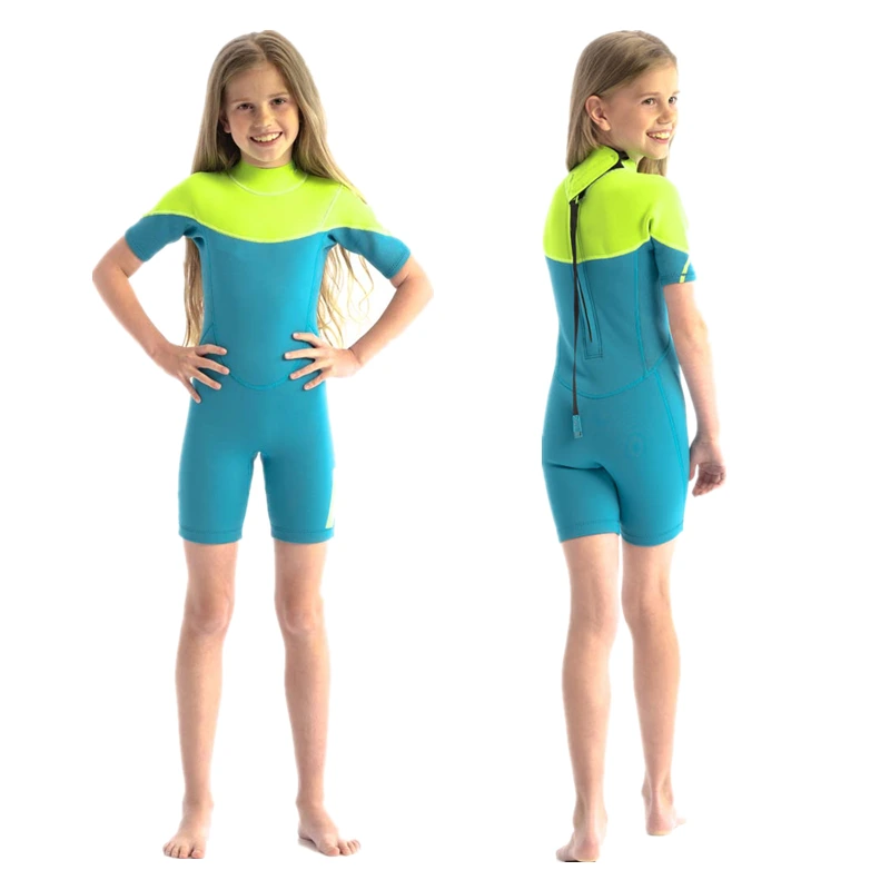 2mm Neoprene Kids Shorty UV Protective Swim & Surf Wetsuit 1