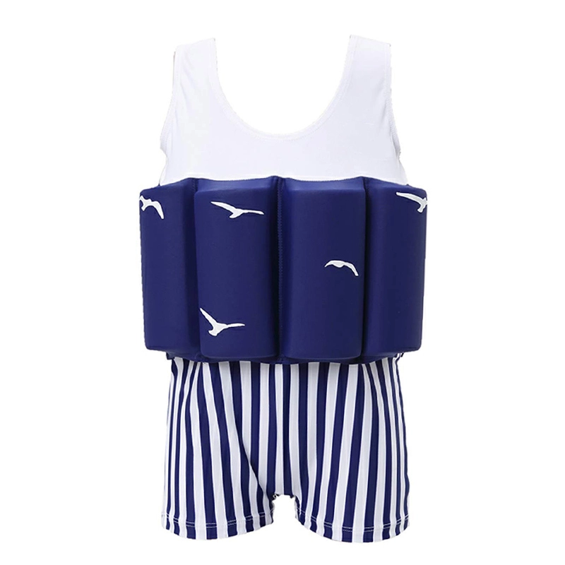 Baby Kids One-Piece Float Swimsuit with UPF 50+ Sun Protection for Beach Swimming 1