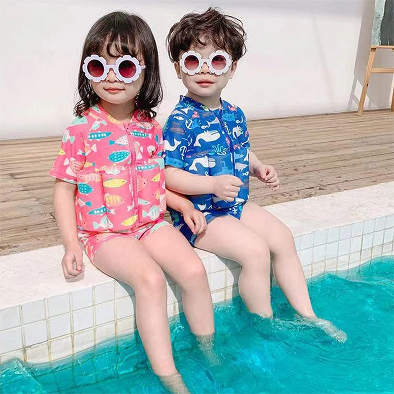 Toddler Floatation Swimsuit Girls 1-6T One Piece Float Suit with Built-in Float 1
