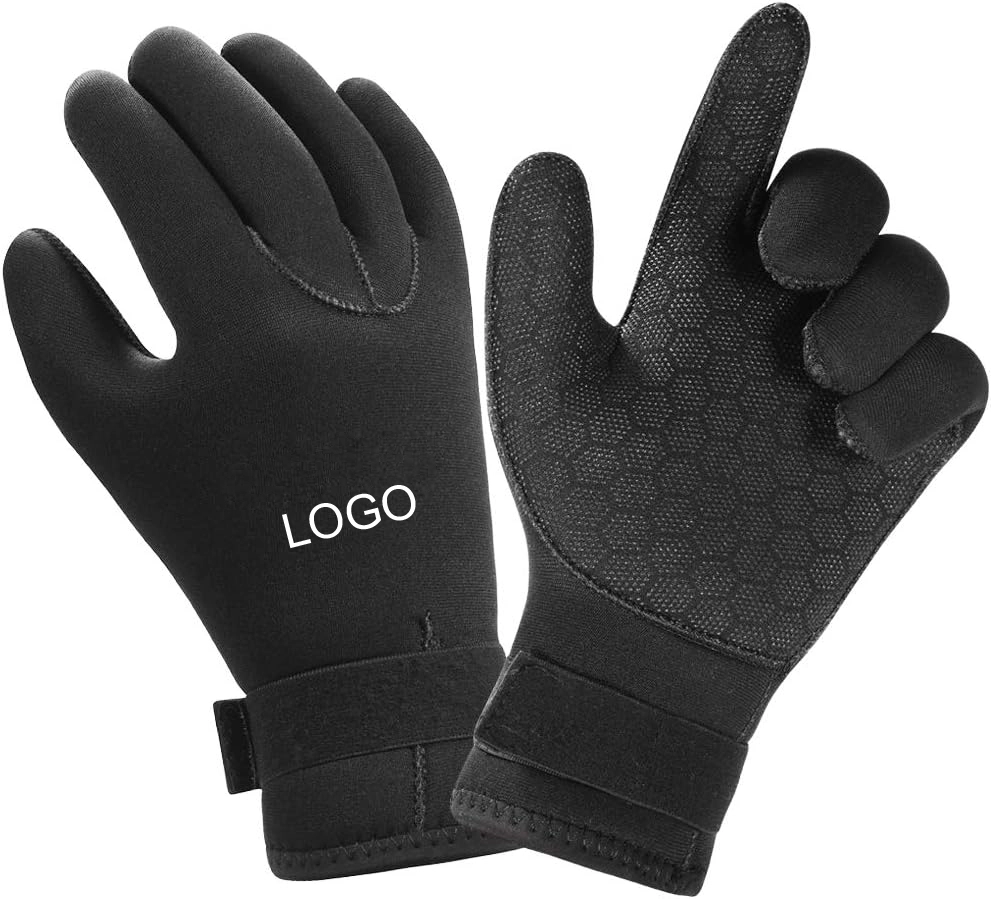 3MM Neoprene Wetsuit Gloves Thermal Anti Slip Gloves for Spearfishing Swimming Rafting Kayaking 1