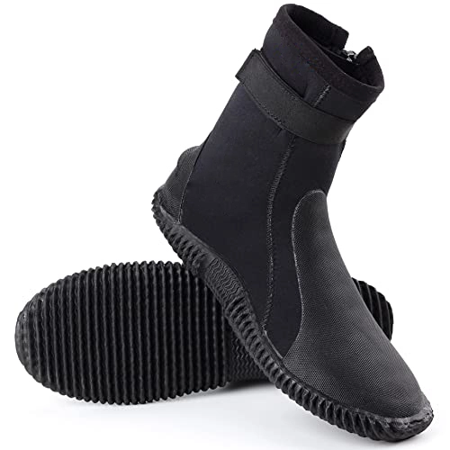 Neoprene Dive Boots Zippered 3mm 5mm for Water Sports 1