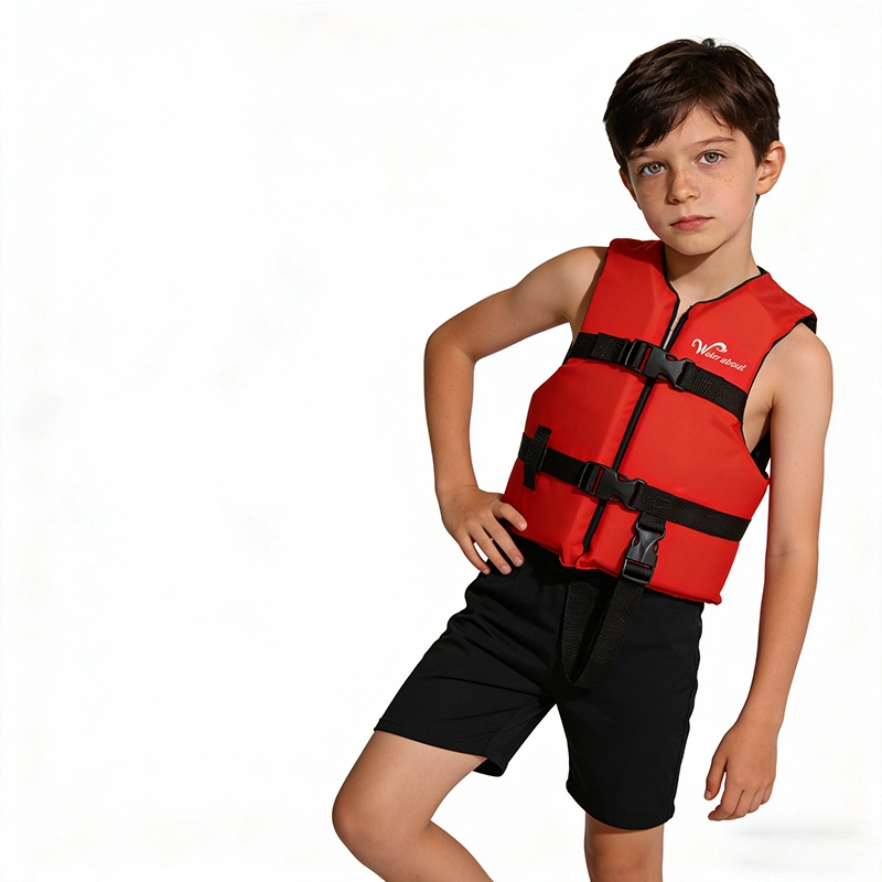 red kids life jacket