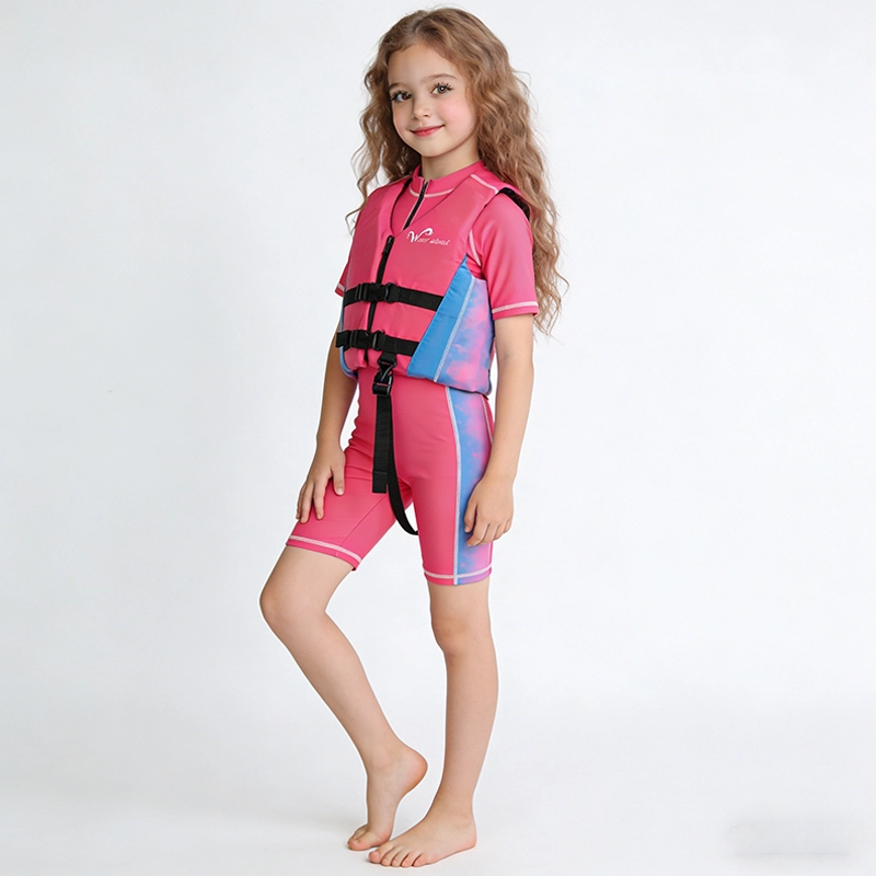 pink kids life jacket
