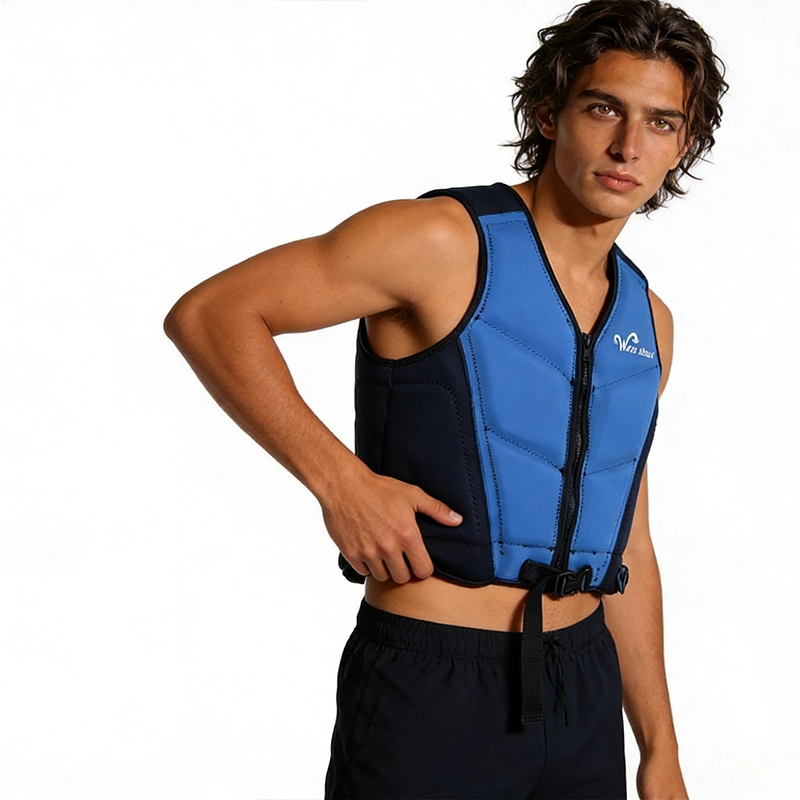 blue neoprene impact vest
