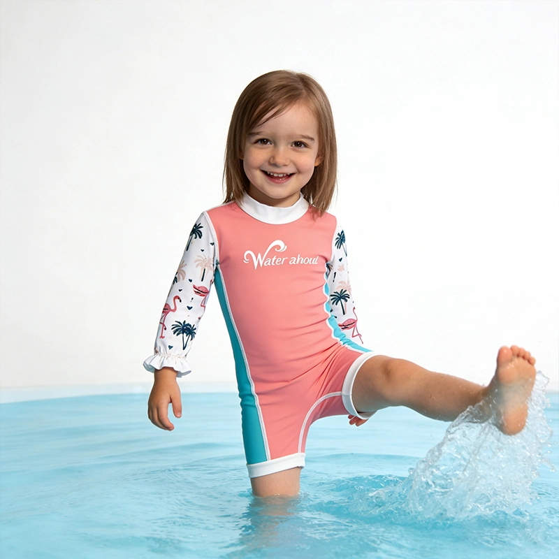 custom kids girl wetsuit