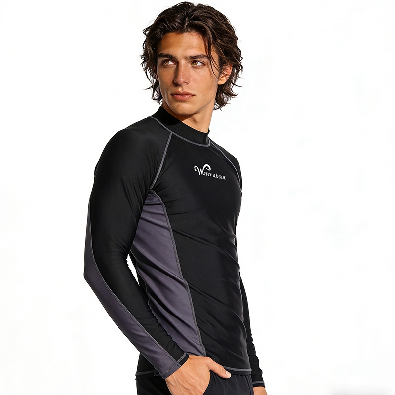 Schwarzgrauer Rashguard