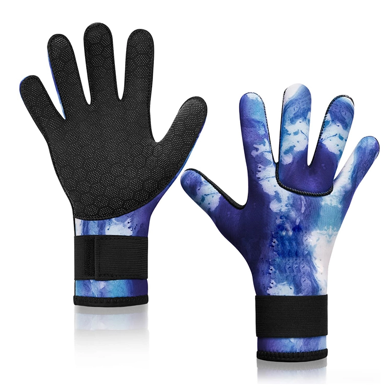 gants de chasse sous-marine camouflage personnalisés