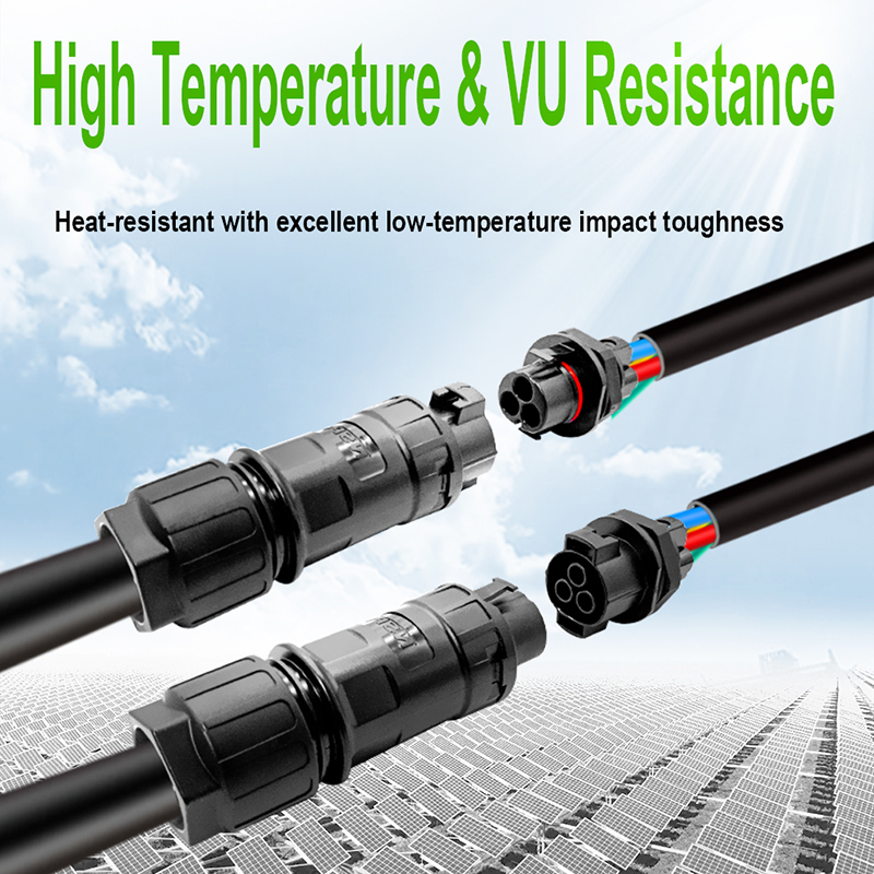 NSPV Solar 3P AC Connectors II Verson Series 3 Pins 2