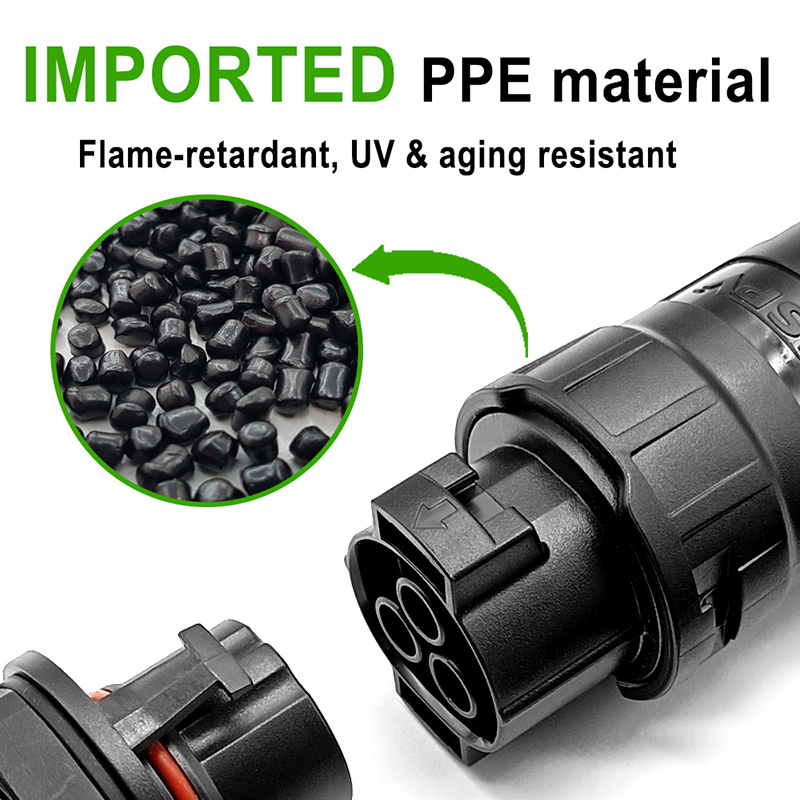 NSPV Solar 3P AC Connectors II Verson Series 3 Pins 3
