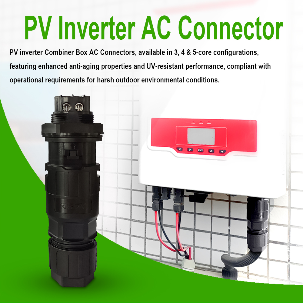 Conector CA Solar NSPV 4P 5P Série II 4