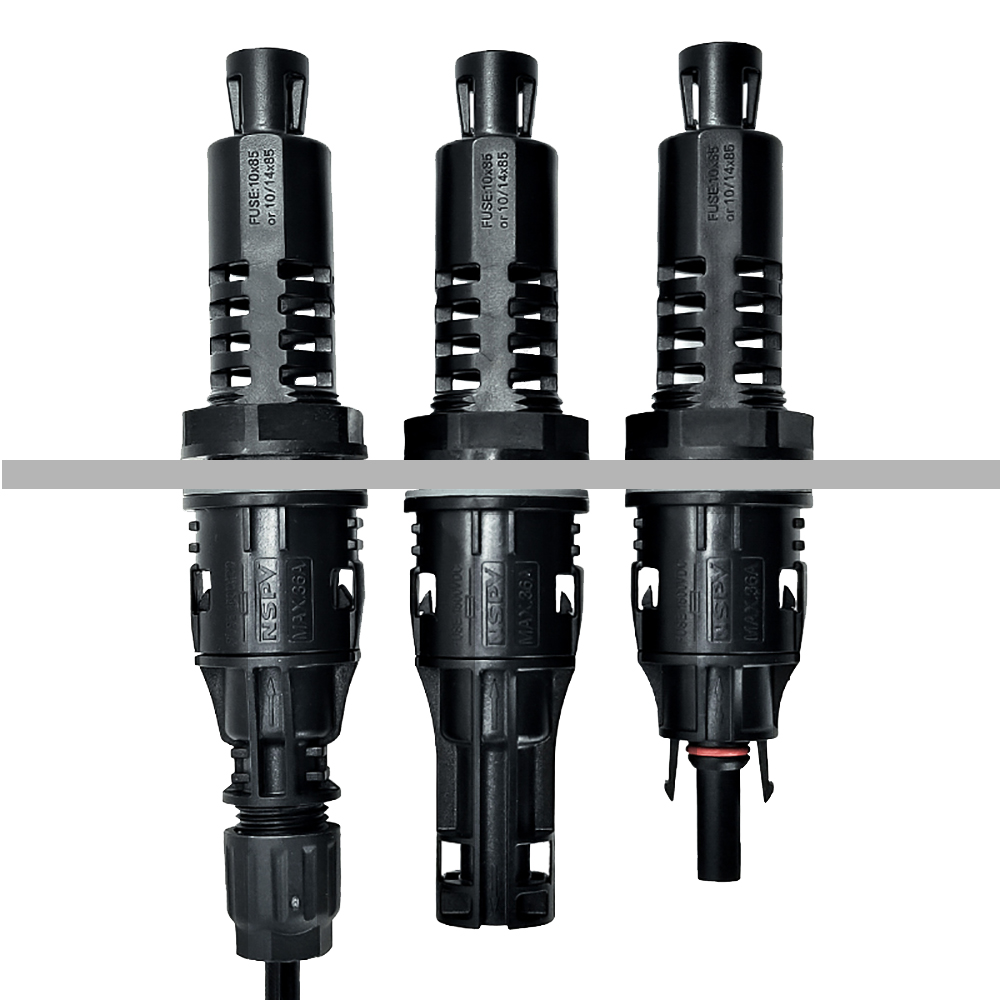 NSPV Solar Panels Fuse Connectors Series DC1500V IP68 1