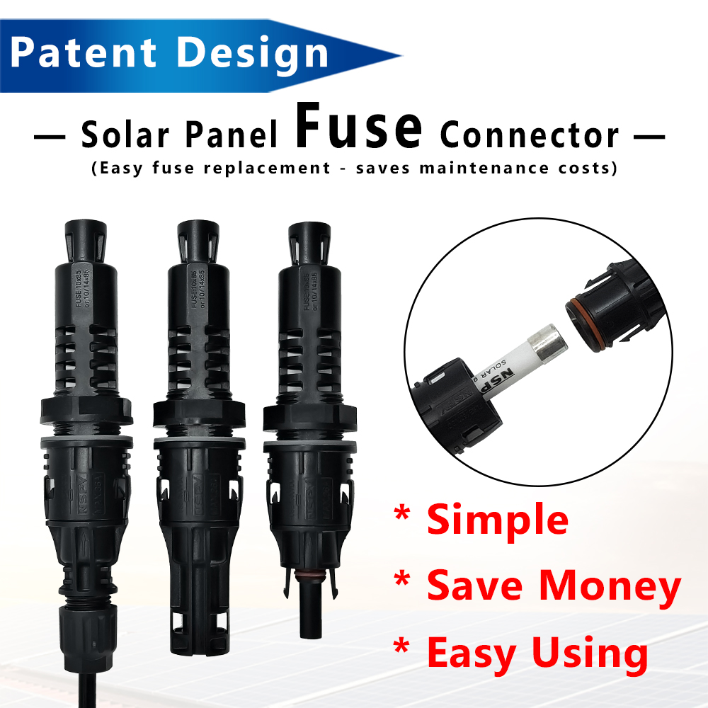 NSPV Solar Panels Fuse Connectors Series DC1500V IP68 4