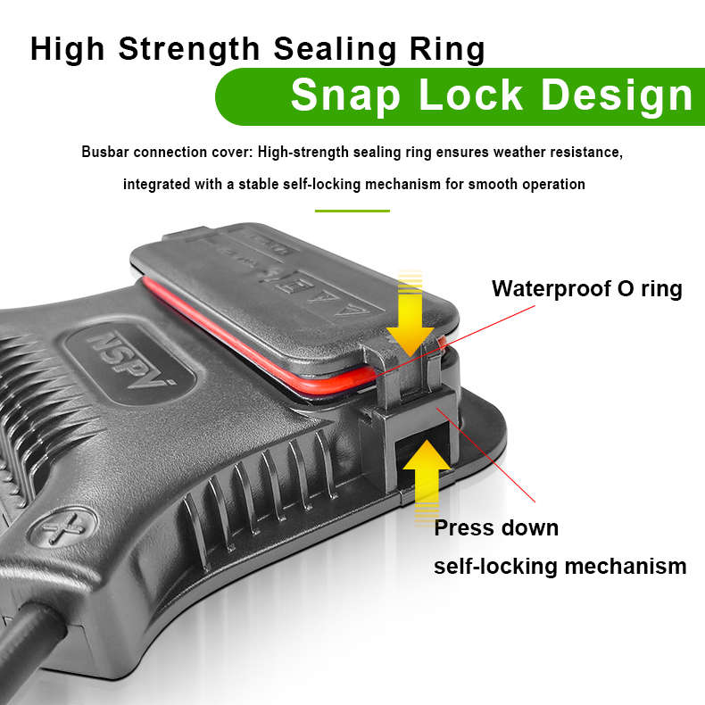 NSPV 4 Rail PV Junction Box 2