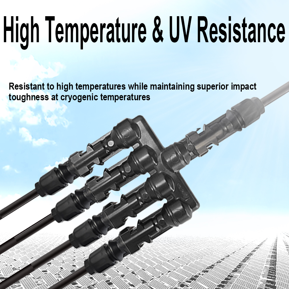 NSPV DC1500V Solar Cable Branch Connector 4-in-1 4