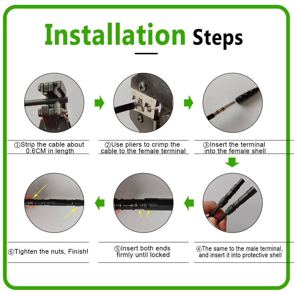 NSPV Solar 1500VDC Mini Connectors 4