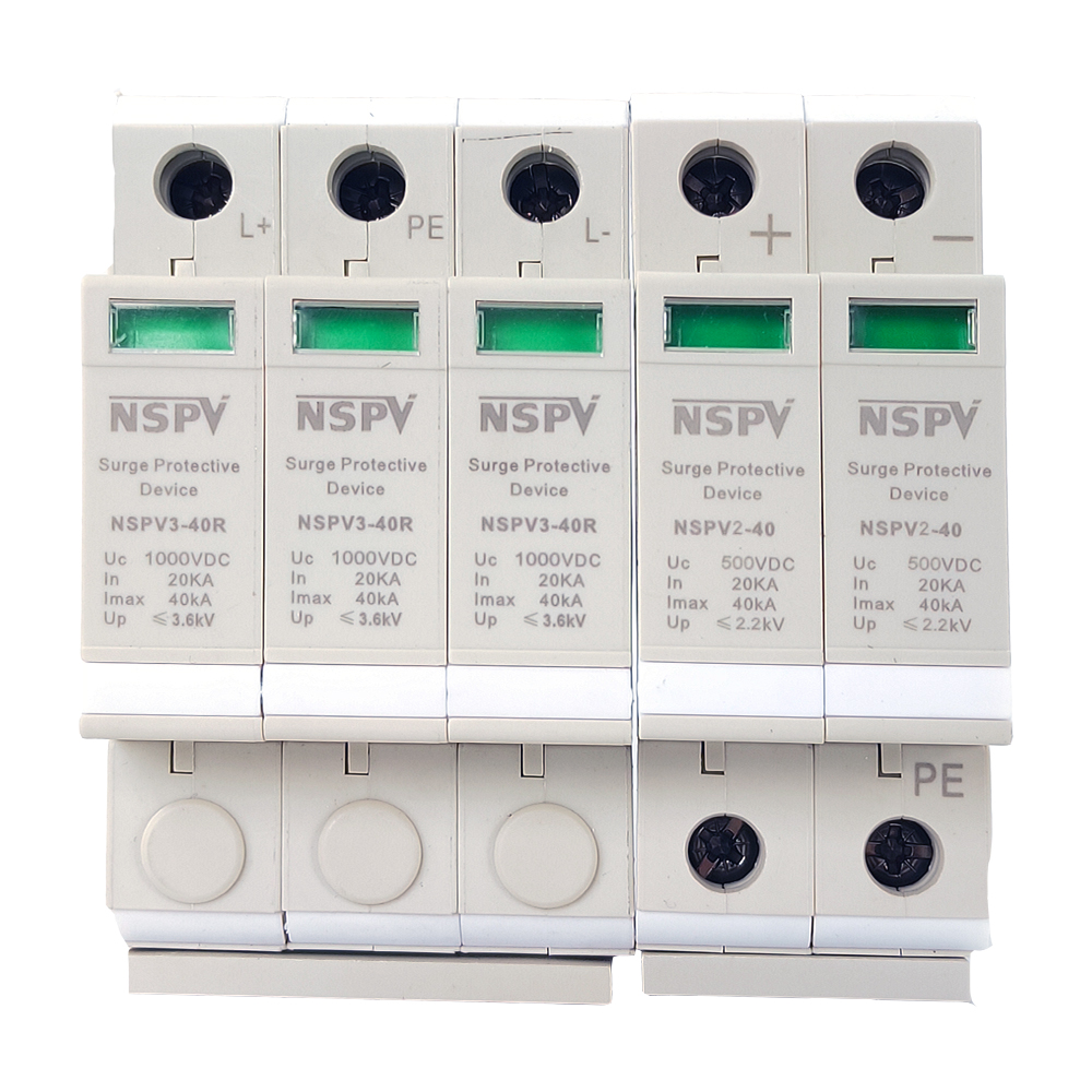 NSPV Solar DC SPD AC SPD Surge Protection Device Solution - NSPV