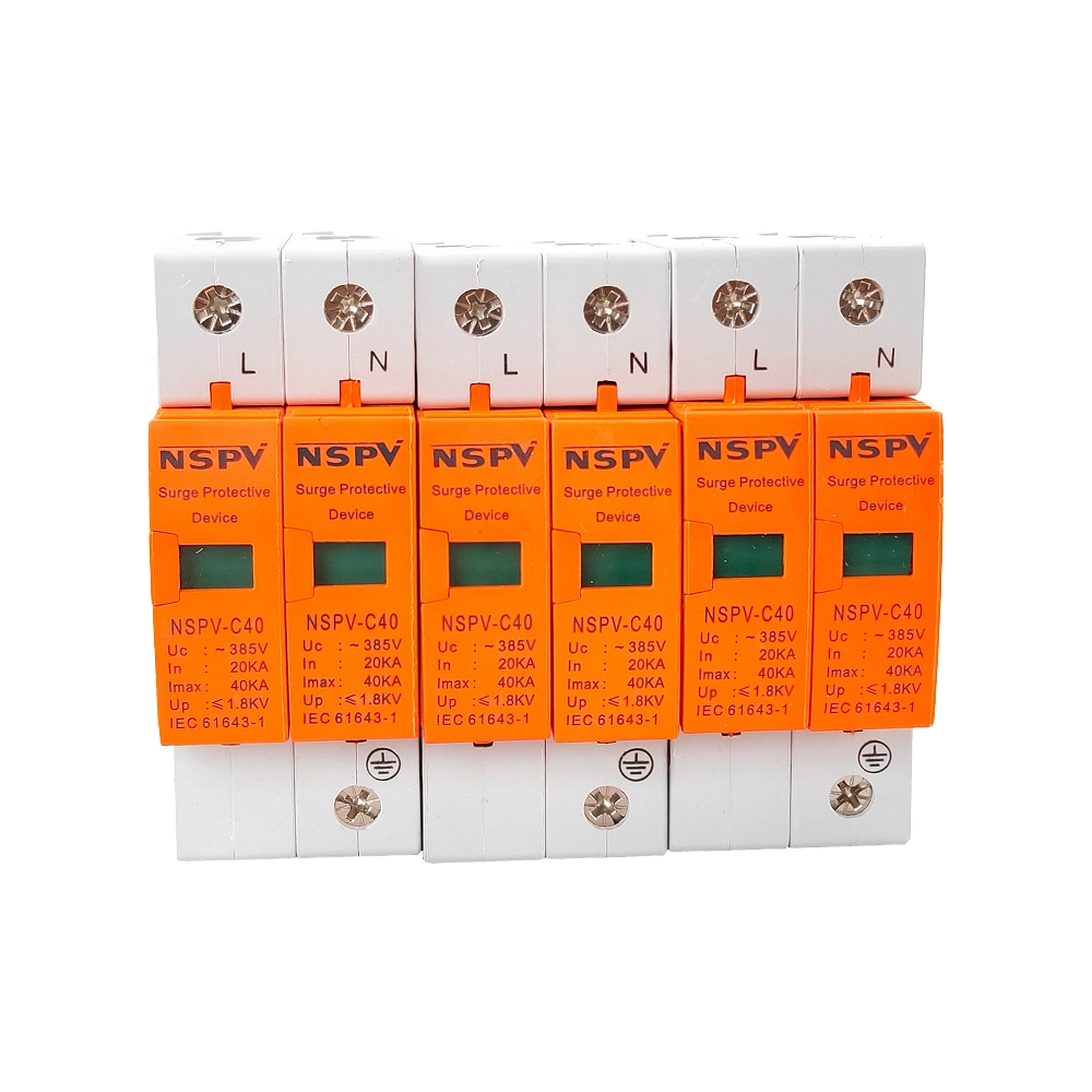NSPV Solar DC & AC SPD Surge Protective Device Solution 1